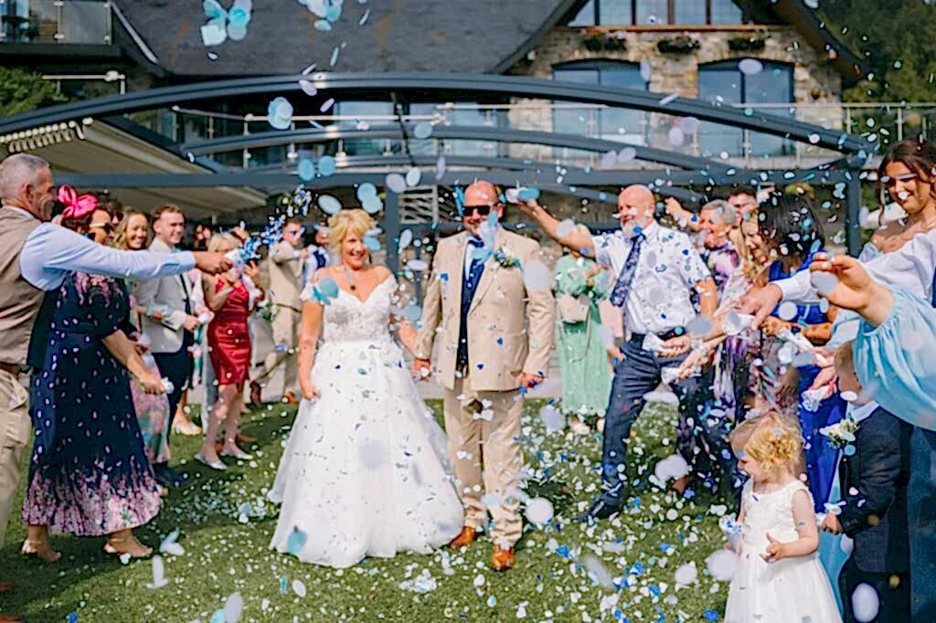 Eco-friendly dried petals confetti from Shropshire Petals